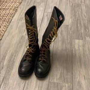 Carolinas Size 10 Lineman Climbing Boots 16”in.